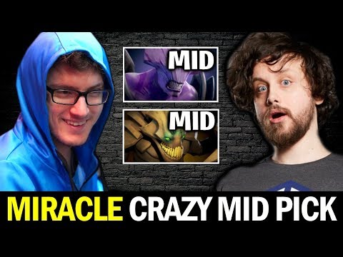 MIRACLE No Respect MID Random pick with Faceless Void & Sand King — 2 Games vs Gorgc Dota 2