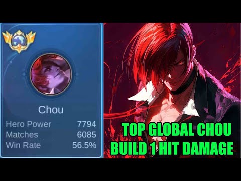 Chou full damage 1 hit build strategy from top global chou in the latest meta mobile legends #flyxo