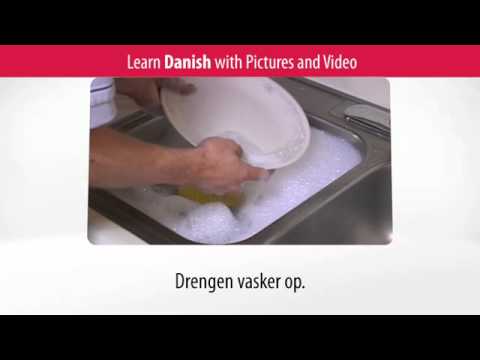 Learn Danish Vocabulary with Pictures and Video - Danish Expressions That Help with the Housework 1