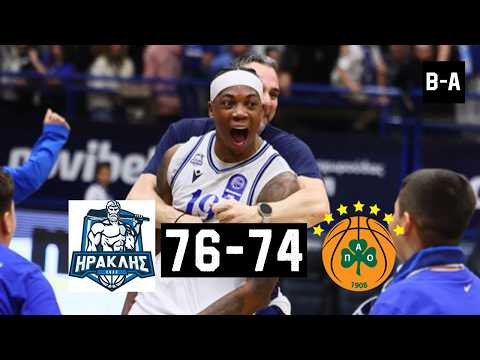 Iraklis - Panathinaikos 76-74 | Full Highlights | GBL Round 20 | 08.03.2026