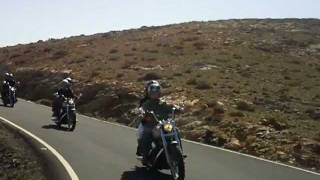 preview picture of video 'Harley Tour Fuerteventura - Bergstrasse von Cardon zur Westküste mit Harley Davidson Motorrädern'