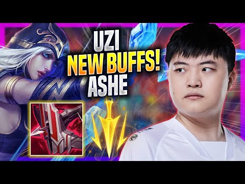 UZI TRIES ASHE WITH NEW BUFFS! - Uzi Plays Ashe ADC vs Samira! | Season 2023