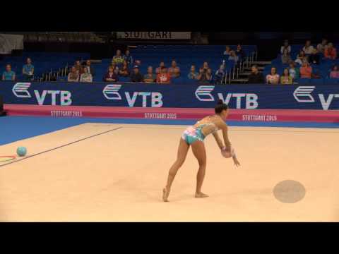BEREZKO-MARGGRANDER Jana (GER) – 2015 Rhythmic Worlds, Stuttgart (GER), Qualifications Ball