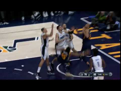 Donovan Mitchell with the tough layup