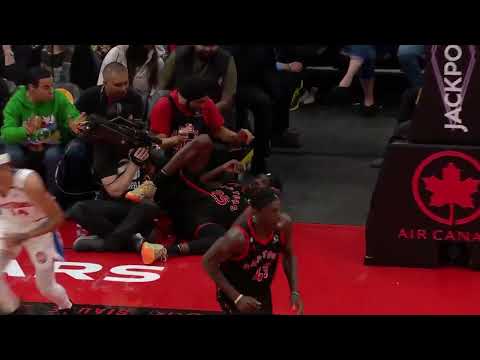 R.J. Hampton Embarrasses Chris Boucher With The Perfectly Timed Block  NBA 032423