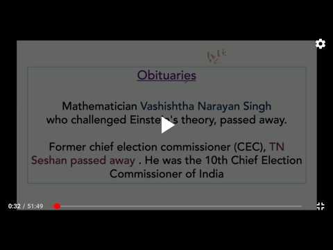 Best 200 Current Affairs November 2019 Part-1 Hindi