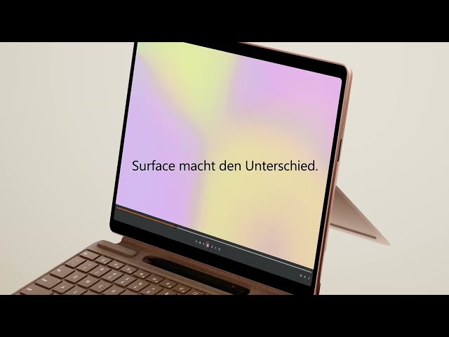 Vidéo teaser pour Surface mit ganztägiger Akkulaufzeit | Microsoft