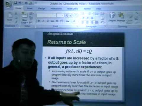 MBA Managerial Economics 01