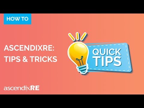 AscendixRE Tips and Tricks | AscendixRE CRM