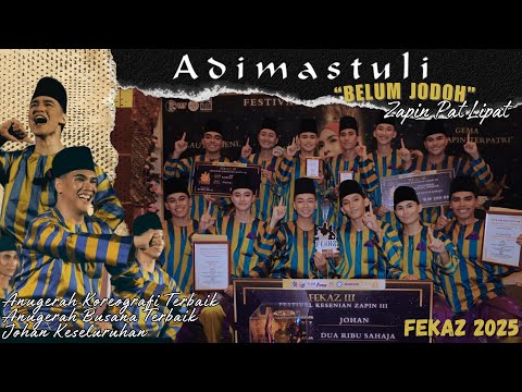 [FEKAZ 2025] FESTIVAL KESENIAN ZAPIN III: JOHAN “BELUM JODOH” ZAPIN PAT LIPAT | ADIMASTULI UPM