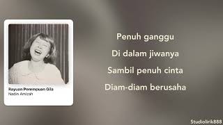 Download lagu Rayuan Perempuan Gila - Nadin Amizah | Lirik Lagu mp3 Download lagu Rayuan Perempuan Gila - Nadin Amizah | Lirik Lagu mp3