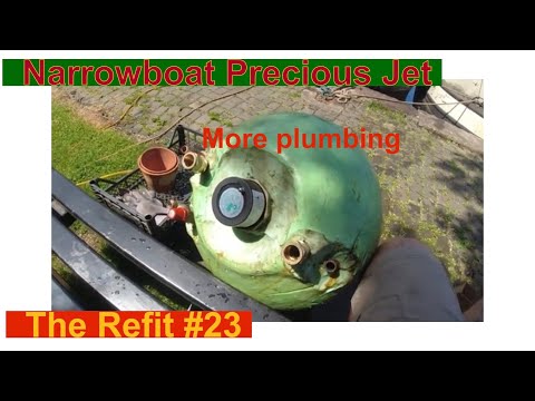 Narrowboat Refit #23 continuing to sort the plumbing #NarrowboatFitOut
