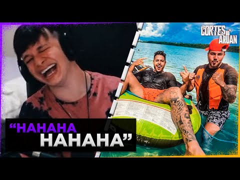 ARUAN REAGE A DESAFIO IMPOSSIVEL DA BOIA COM MEUS AMIGOS 3 (RENATO GARCIA) - Cortes do Aruan