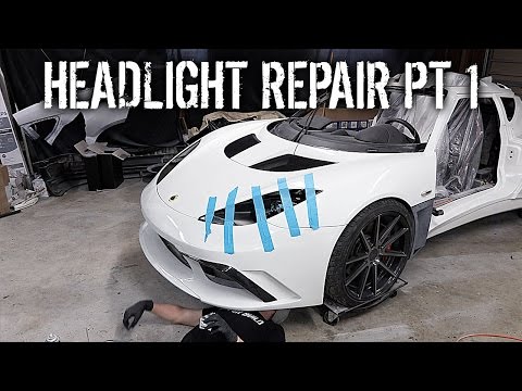 Budget Lotus Evora Pt 33 - Headlight Repair Pt 1