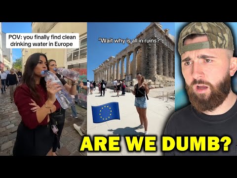 When More Dumb Americans Visit Europe... *it gets worse*