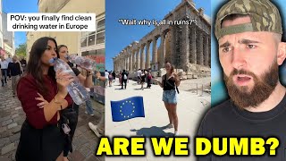 When More Dumb Americans Visit Europe... *it gets worse*