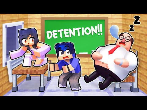 Escape From DETENTION In Minecraft!