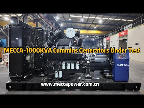 1000kVA Cummins Generators with ATS Cabinet Under Test