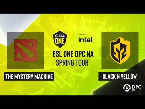 Dota2 - The Mystery Machine vs Black N Yellow- Game 1 - ESL One DPC NA Spring