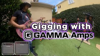 Video thumbnail for Gigging with GAMMA Amps! In depth demo G25 and G50 Guitar Amplifier Combo Practice/Rehearsal/Gigs by Perfecto De Castro