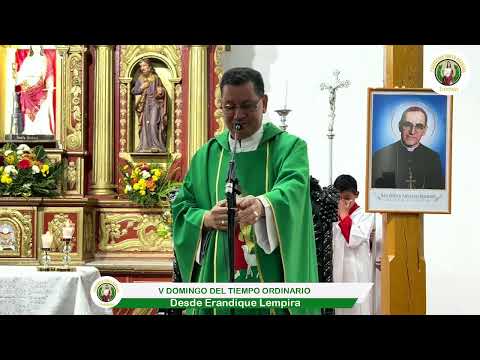 SANTA MISA CON EL PADRE SANDRO AGUILAR DESDE ERANDIQUE LEMPIRA, HONDURAS. 8 DE FEBRERO DEL 2026.