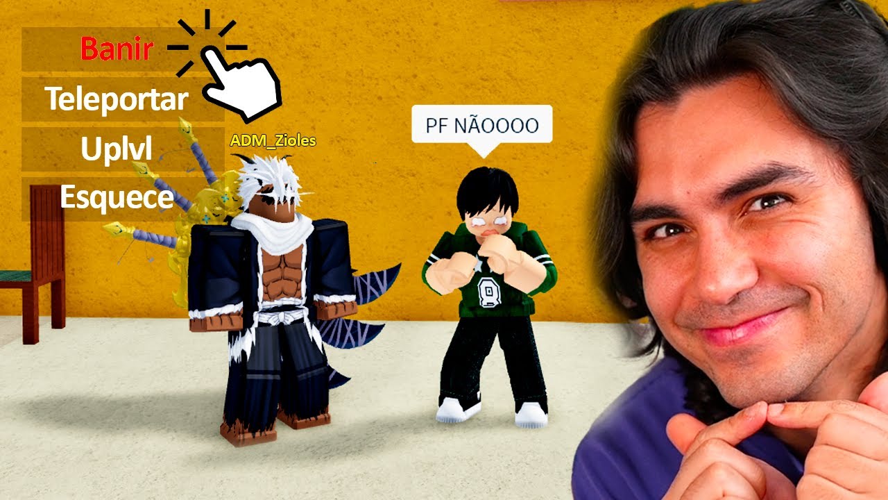 Fingi ser ADM pra Trollar Iniciantes do Blox Fruits