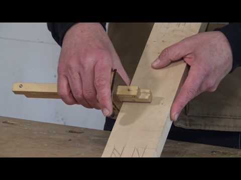4.) What a marking gauge can do (and why sawing across the grain is different)