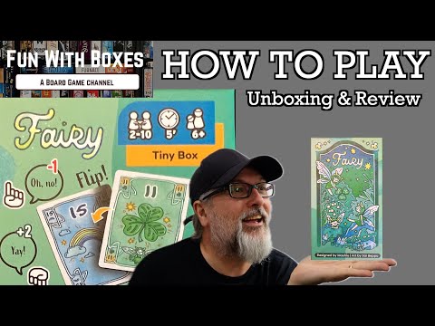 FAIRY | A Tiny Box Card Game from publishers Allplay | Unboxing, Overview, How to Play & Review
