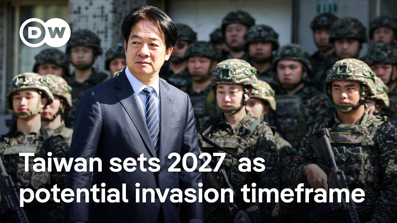 Taiwan holds large combat-readiness drills for possible 2027 China invasion | DW News