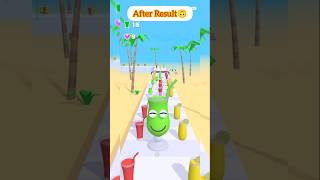 After result🙃//Juice Run gameplay// #gamingshorts #Juicerun