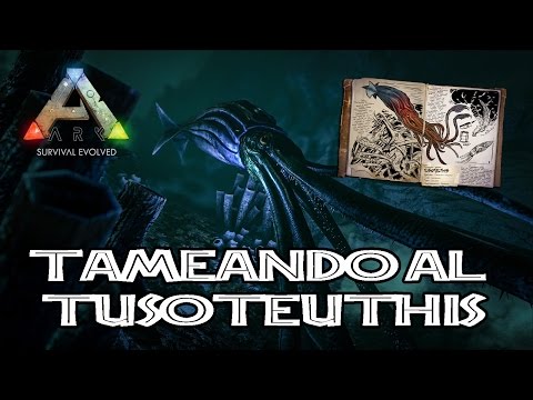 Ark Survival - Tameando al Tusoteuthis. ( Gameplay Español ) ( Xbox One )
