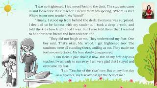 Level 3   Book 1   B7   My First Day As A Teacher