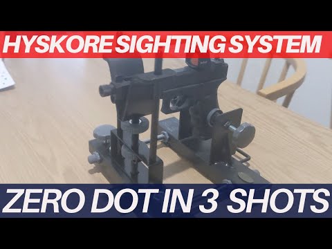 How to Zero your Pistol Red Dot in 3 shots or less : Hyskore Sight System