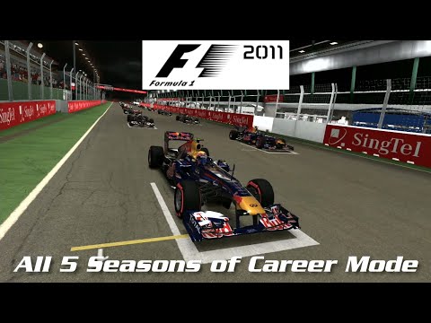 F1 2011 - All 5 Seasons of Career Mode