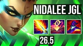 NIDALEE vs EKKO (JGL) | Perfect KDA: 17/0/11 | KR Master | 26.5
