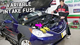 HYUNDAI SONATA VARIABLE INTAKE RUNNER SOLENOID FUSE LOCATION REPLACEMENT