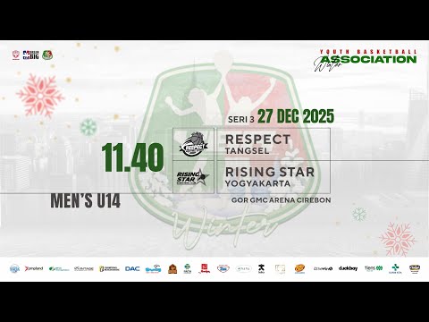 YBA TOURNAMENT WINTER 2025 SERI 3 RESPECT TANGGERANG Vs RISING STAR YOGYAKARTA U14 PA