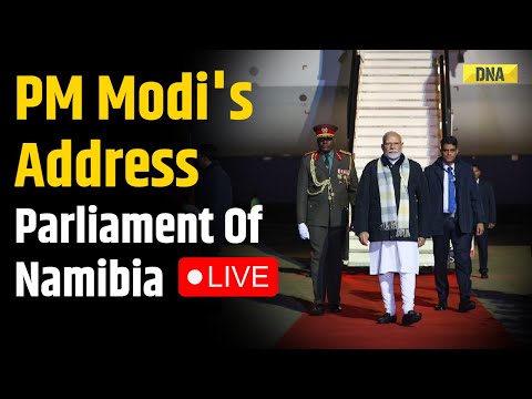 PM Modi Live: PM Modi Delivers Speech at Joint Session of Namibia's Parliament | Live