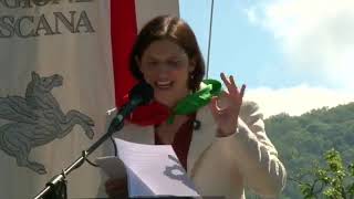 25 APRILE, ELLY SCHLEIN A SANT'ANNA DI STAZZEMA