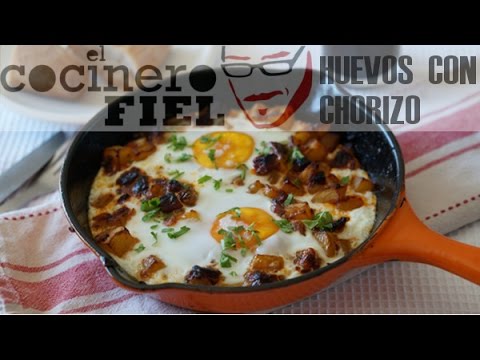 HUEVOS CON CHORIZO RECETA