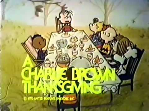 CBS promo A Charlie Brown Thanksgiving 1973