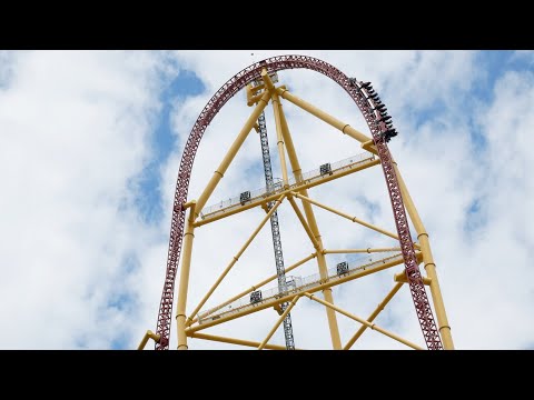 Top Thrill Dragster 4K Offride Footage Cedar Point