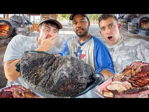 Two Brits try the #1 Texas BBQ in the World!