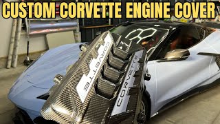 How I Customized My C8 Corvette Carbon Fiber Engine Cover