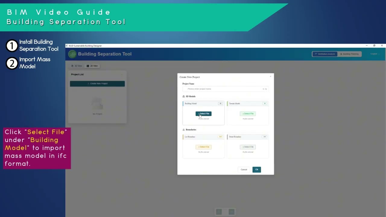 Installation and Import Mass Model