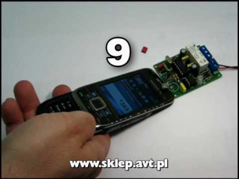 AVT910 ZAMEK KODOWY Z TELEFONEM KOMÓRKOWYM