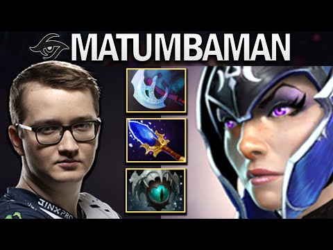 SECRET.MATUMBAMAN LUNA WITH AGHANIMS-SKADI - DOTA 2 7.28 GAMEPLAY