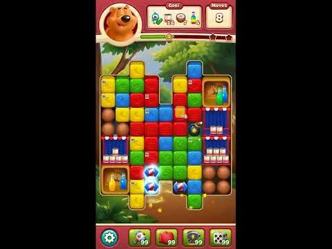 Toon Blast Level 6614 - NO BOOSTERS 🐻🐺🐱 | SKILLGAMING ✔️