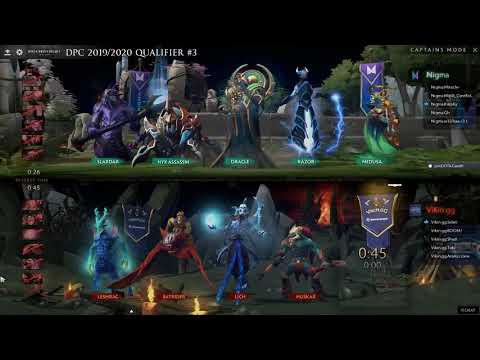 NIGMA vs VIKIN GG — EU Qualifiers — Miracle Medusa Rapier in 20 min! — Los Angeles MAJOR 2020 — ESL