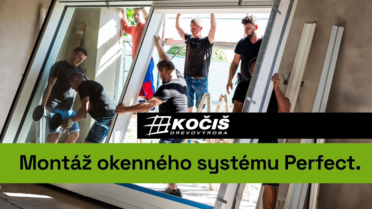 Okenný systém PERFECT — montáž priamo u zákazníka